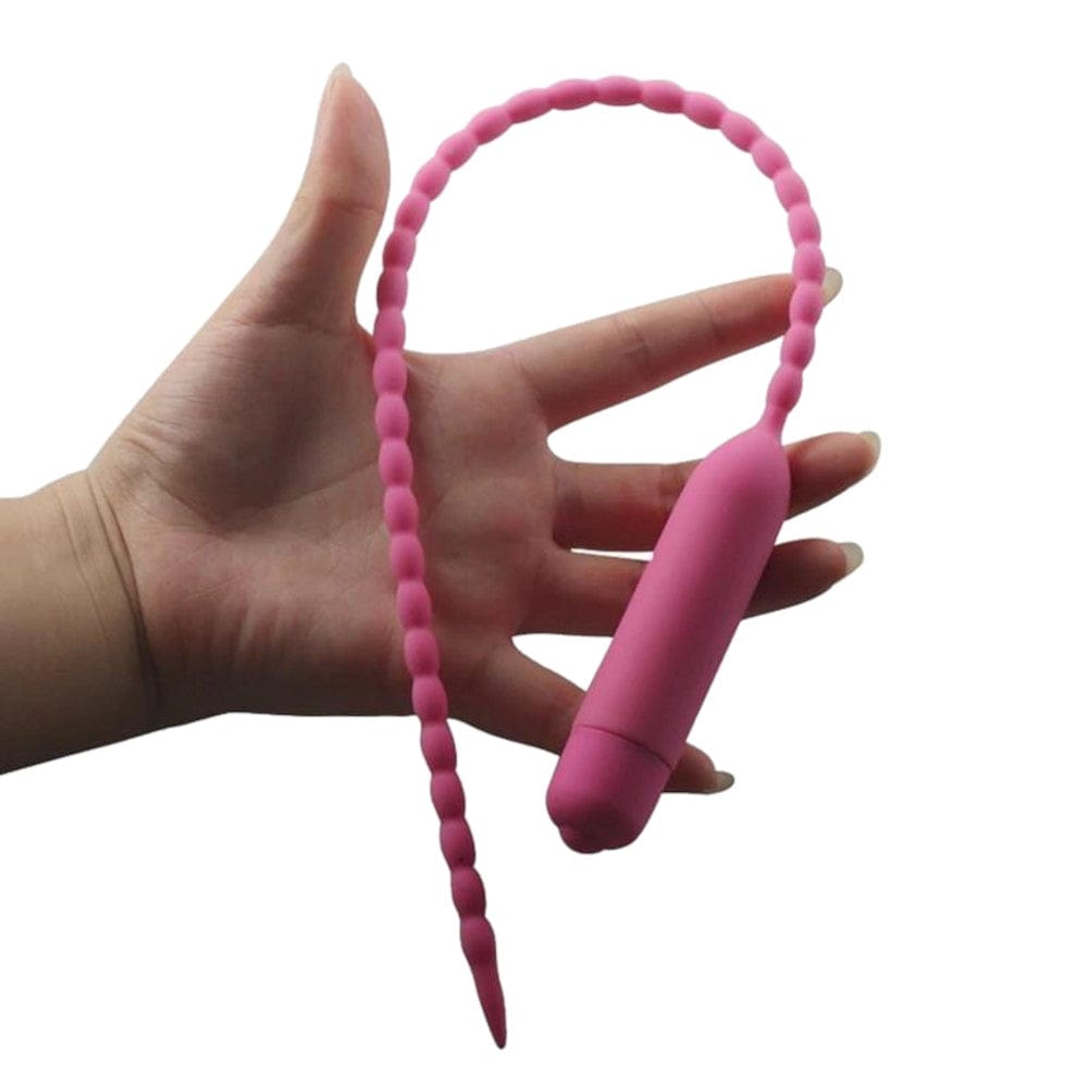 This is an image of a flexible silicone plug designed for comfort and safety