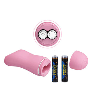 This is an image of Pink Vibrating Electro Nipple Clamps Set, a revolutionary sex toy for intimate pleasure.