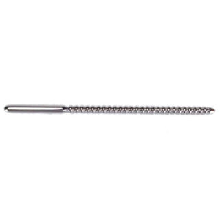 This is an image of Ribbed Urethral Masturbation Penis Wand showing three size options - 0.24 inches, 0.31 inches, and 0.39 inches.