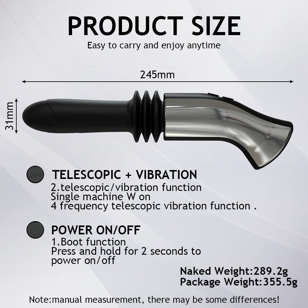 You are looking at an image of Pleasure Waves Thrusting Vibe Dildo Machine offering a lifelike experience with smooth texture.