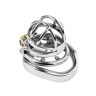 Check out an image of the Lonely Prisoner Metal Chastity Device, a stainless steel intimate device designed for submission and excitement.