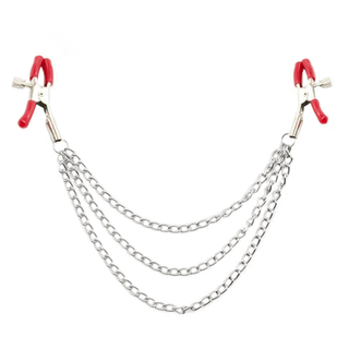 Fashionable Nipple Clamps With Chain