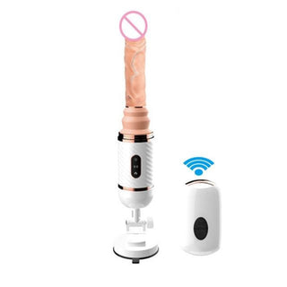 Featuring an image of the Comfort and Care Magical Orgasm Automatic Dildo Sex Machine crafted from medical-grade silicone.