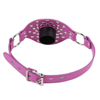 Removable Mouth Stopper Leather Gag
