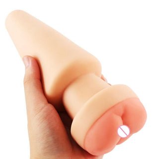 A visual representation of the Flesh-colored TPE material used in the Anal Masturbator.