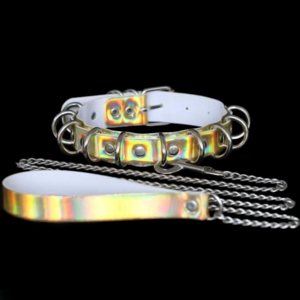 Total Control Holographic Leather Neck Collar