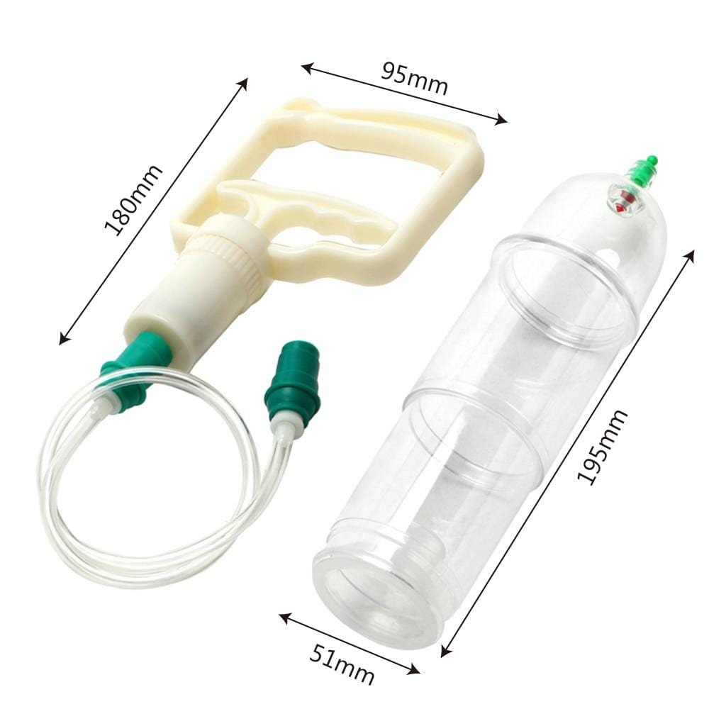 View the transparent design of the Penis Extender Masturbation Sleeve for Men, allowing for a firsthand experience of improved blood flow and increased size.