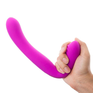 Rechargeable L-Shaped Pegging Strapless Dildo in three different models for the perfect fit and feel.