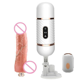 Intelligent Heating Rechargeable Sex Machine with automatic telescopic feature and seven vibration modes.