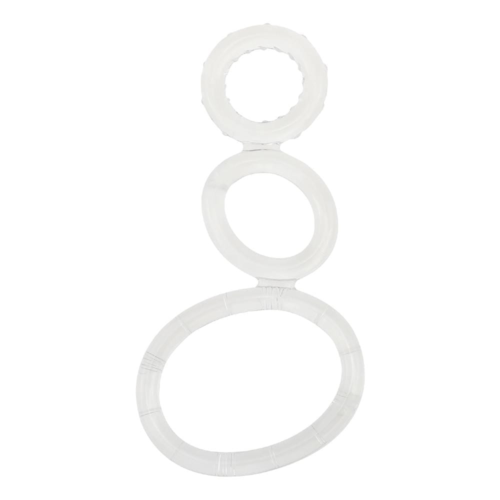 Harder Erections Silicone Triple Cock Ring