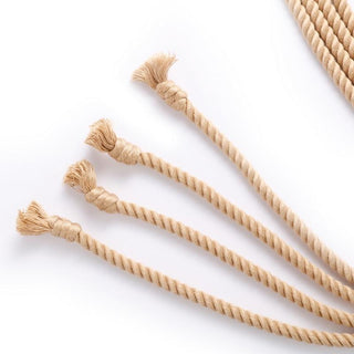 Handmade Whip Shibari Rope image celebrating nature with durable hemp strands for a rustic charm in intimate moments.