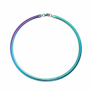 Cool Stainless Blue Choker