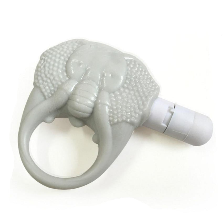 Elephant-Inspired Stretchy Clit Ring
