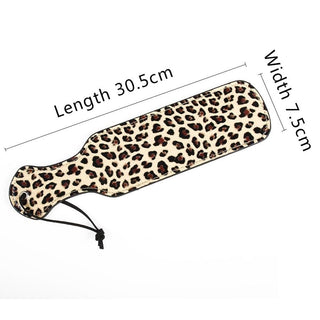 Experience the striking leopard print design of the high-quality Cool Leopard-Printed SM Spanking Toy.
