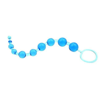 A picture of the TPE Get Started Beginner Anal Beads crafted for comfort with a smooth texture and easy cleaning for a delightful experience.