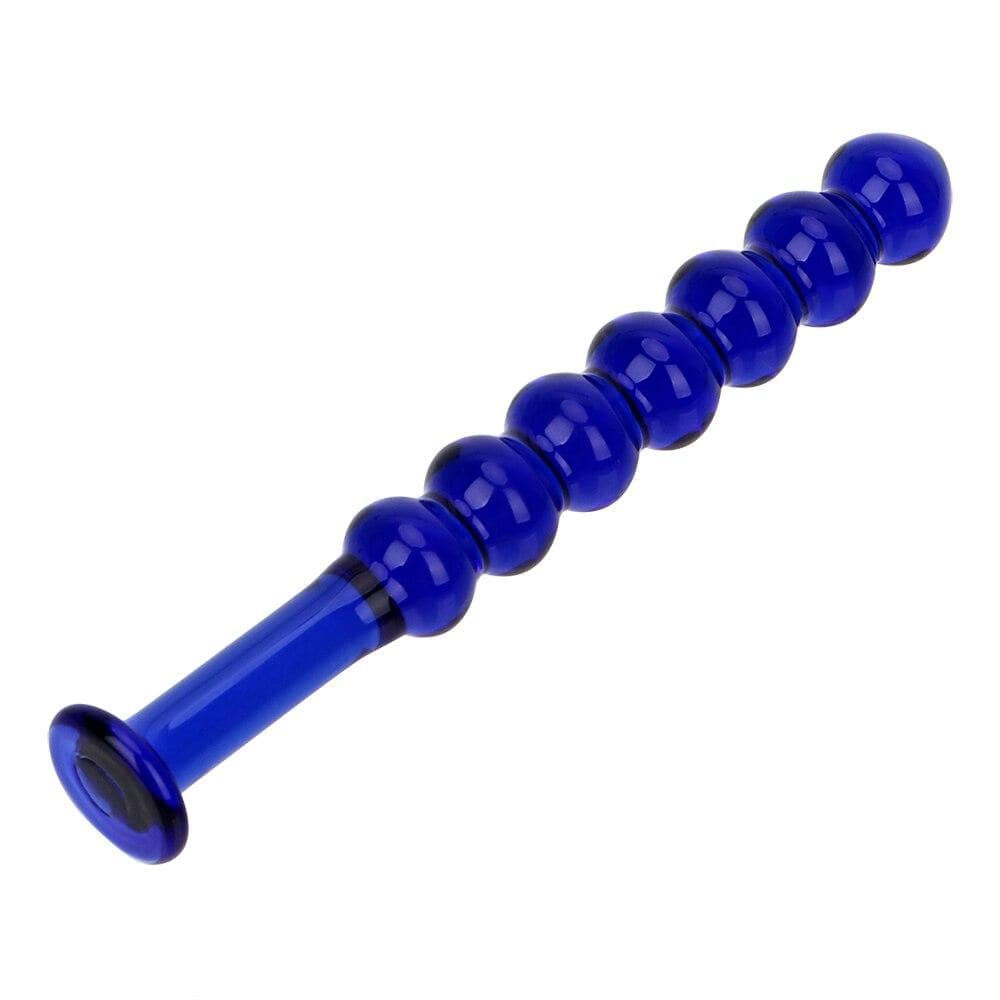 Smooth Penetration Blue Anal Beads