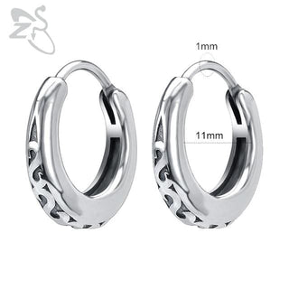 Rugged Stainless Guiche Rings
