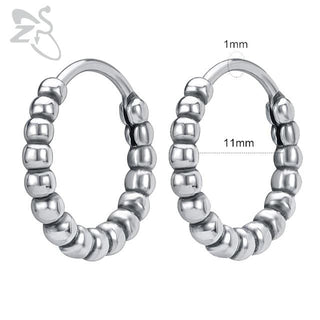 Rugged Stainless Guiche Rings