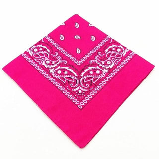 Here is an image of Printed Cotton Bandana Cloth Gag in Black color