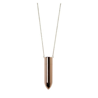 Rechargeable Metallic Necklace Vibrator