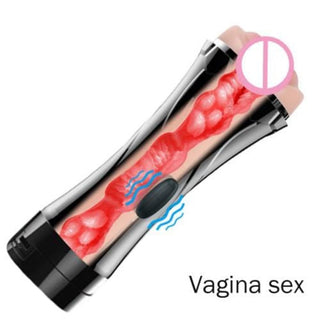 Trophy Fantasy Pocket Vagina Vibrating Male Masturbation Sleeve