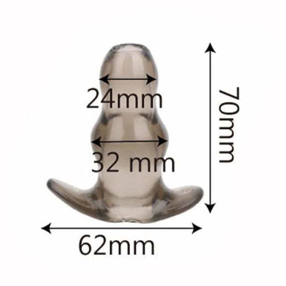 Bulky Tunnel Anal Plug 2.76 to 4.09 Inches Long