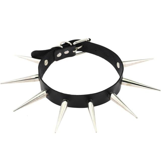 Gothic PU Leather Gay Collar Spiked