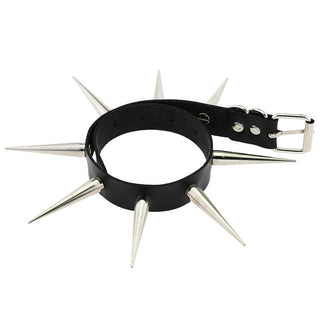 Gothic PU Leather Gay Collar Spiked