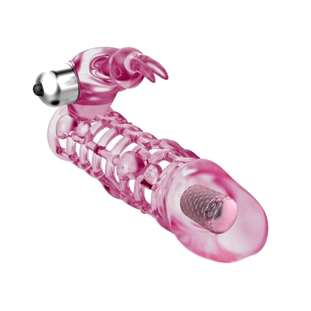 Pink Horny Bunny Vibrating Penis Sheathe