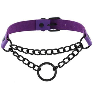 Observe an image of fashionable collars for men & women in dark blue color, versatile for outdoor and indoor use.