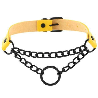 This is an image of fashionable collars for men & women with a length adjustable between 12.99 to 16.14 inches.