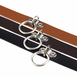 Picture of a fashionable choker for discreet control in various colors