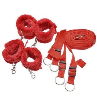 Red Furry Sex Restraints
