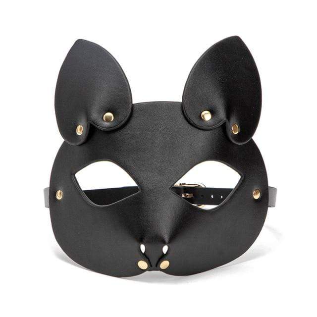 Foxy BDSM Leather Mask