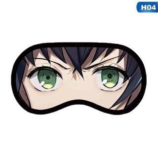 What you see is an image of Hentai Fetish Anime Blindfold featuring character-printed design on fabric.