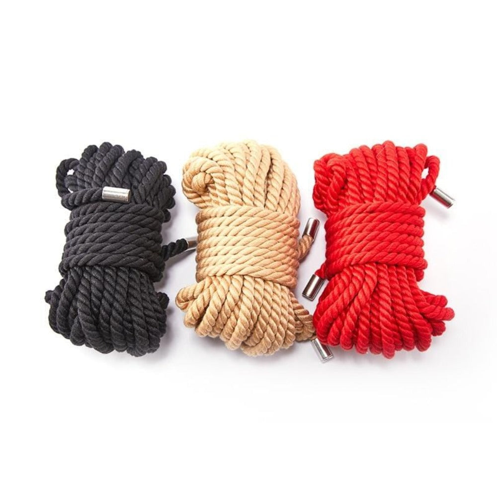 Soft Cotton 10 Meters Rope for Kinbaku Play Restraint - Lovegasm