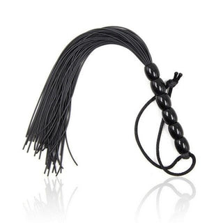 8.27-inch High Quality Rubber Whip flogger crafted from tear-resistant rubber for durability and sensory experience.