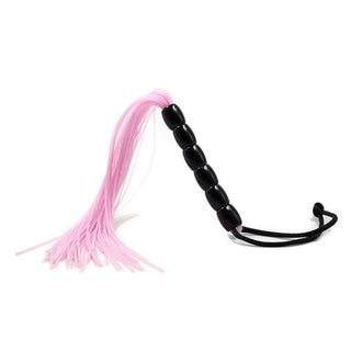 Yellow, Black, Pink, Purple High Quality Rubber Whip flogger for electrifying play experiences.