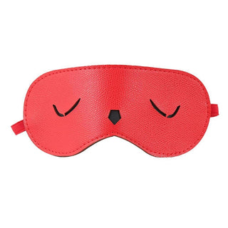Feast your eyes on an image of Frisky Leather Sex Blindfold, crafted from high-quality PU leather for comfort and allure.