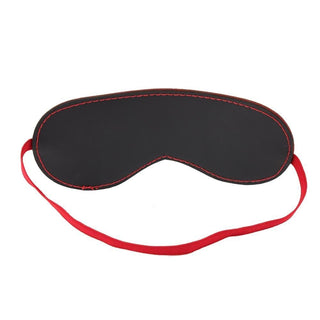 Frisky Leather Sex Blindfold measuring 7.59 by 3.07 inches, ensuring a snug and comfortable fit.