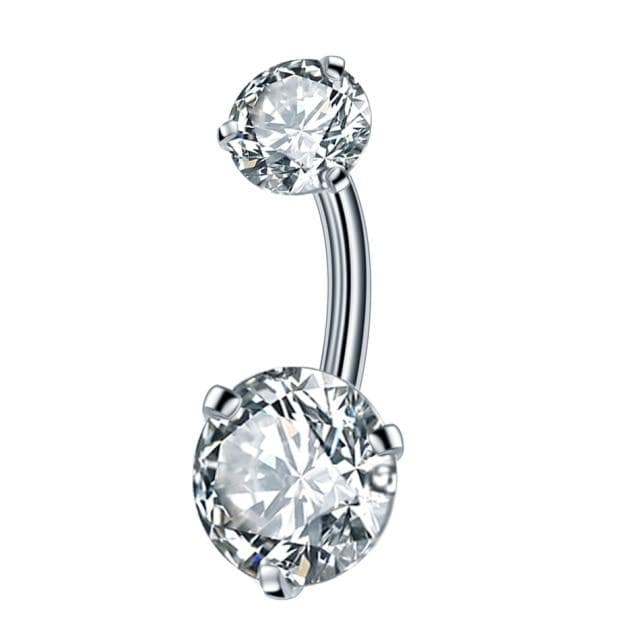 Zircon Crystal Clitoral Hood Piercing Jewelry