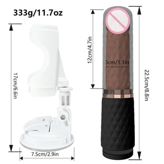 High-Quality Silicone and ABS Sex Machine with USB Charger for Convenient Recharging.