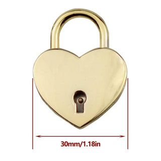 Heart Pad Lock Pendant