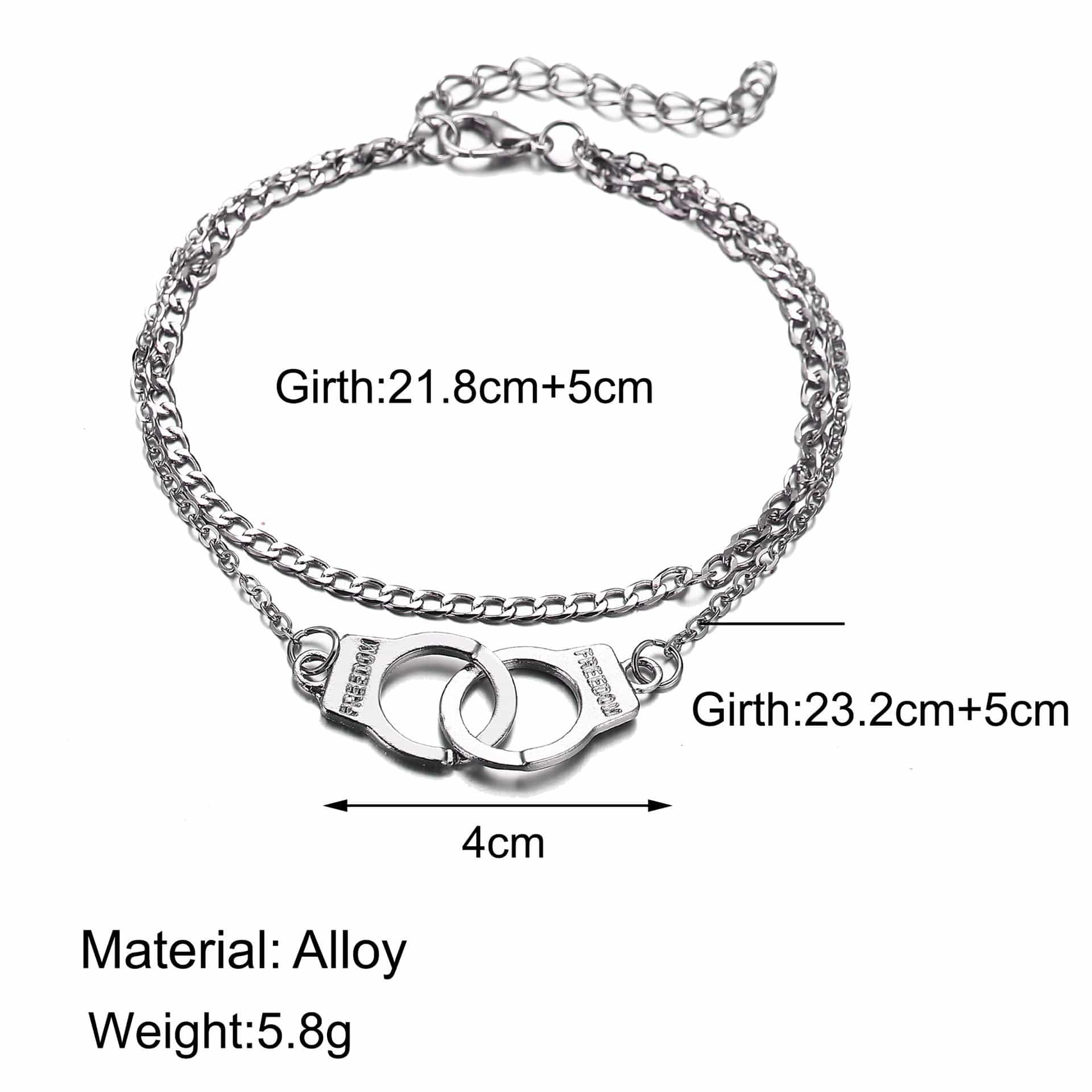 Handcuffs-Inspired Sexy Anklets