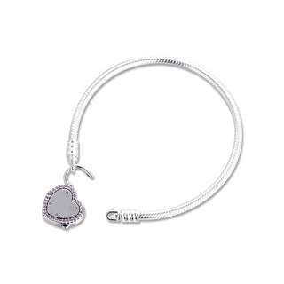 Lock Jewelry Heart Bracelet