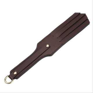 This is an image of High-End Leather Punishment Tawse for sensual impact and control.