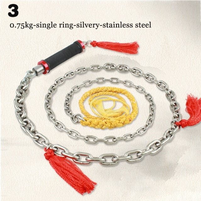 Displaying an image of Stainless Chain Whip crafted for comfort and endurance with high-quality materials.
