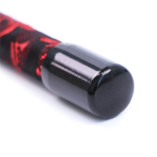 Black and Red BDSM Crop Cane - Elegant and sophisticated design for exploring fantasies and desires.
