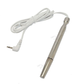 Visual representation of Anal Play Electric Sex Wand showcasing high-quality stainless steel material for safety and durability.