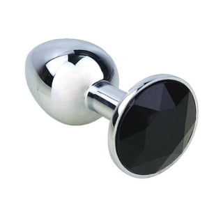 This is an image of the Blue 3 Princess Jeweled Plug Metal, promising elegance and pleasure.